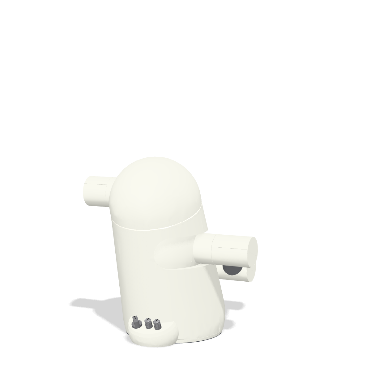 Tangi asleep, folded onto itself with its head resting on its body